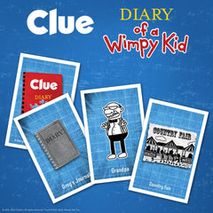 USAOPOLY Clue Diary of a Wimpy Kid intrigue cards spark varied challenges