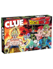 USAOPOLY Dragon Ball Z Clue board with iconic locations for immersive play