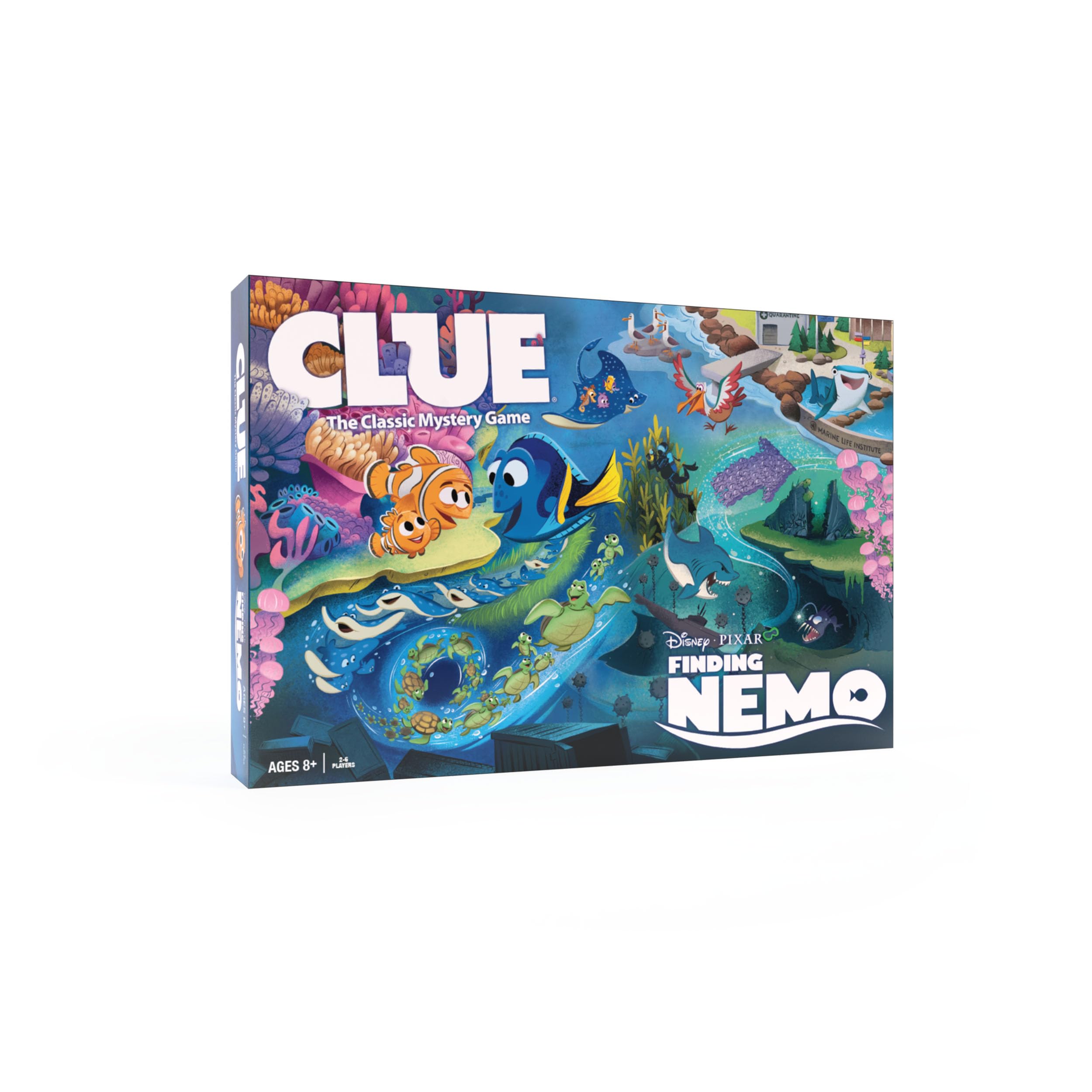 USAOPOLY Clue Finding Nemo board for family game night