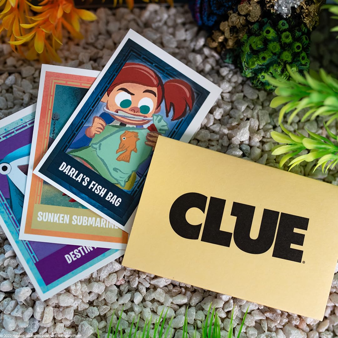 USAOPOLY Clue Finding Nemo intrigue cards raise suspenseful twists