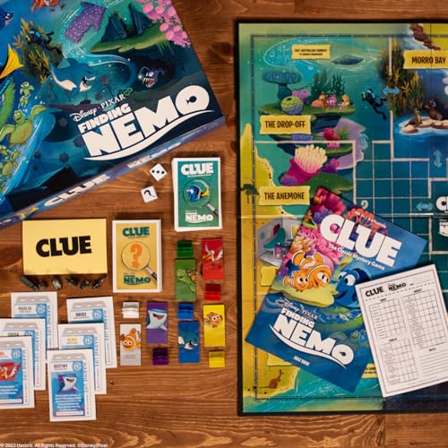USAOPOLY Clue Finding Nemo power cards boost strategic options