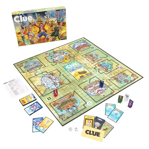 USAOPOLY Clue One Piece box features Luffy for immersion
