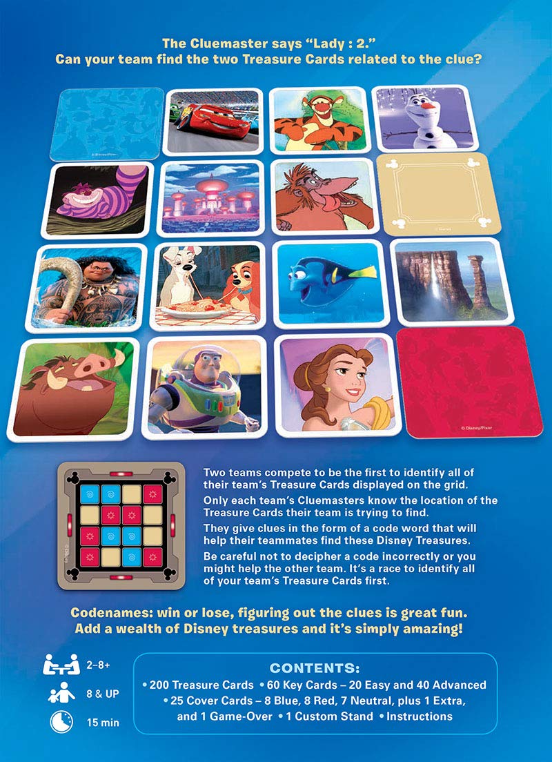 Character artwork on cards showcasing beloved Disney figures.