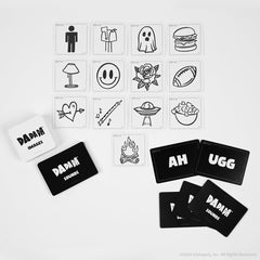USAOPOLY Dadada visual icons guide quick rounds and spontaneous storytelling.