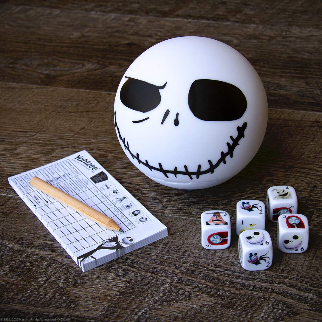 USAOPOLY Disney Yahtzee score pad and dice for easy scorekeeping