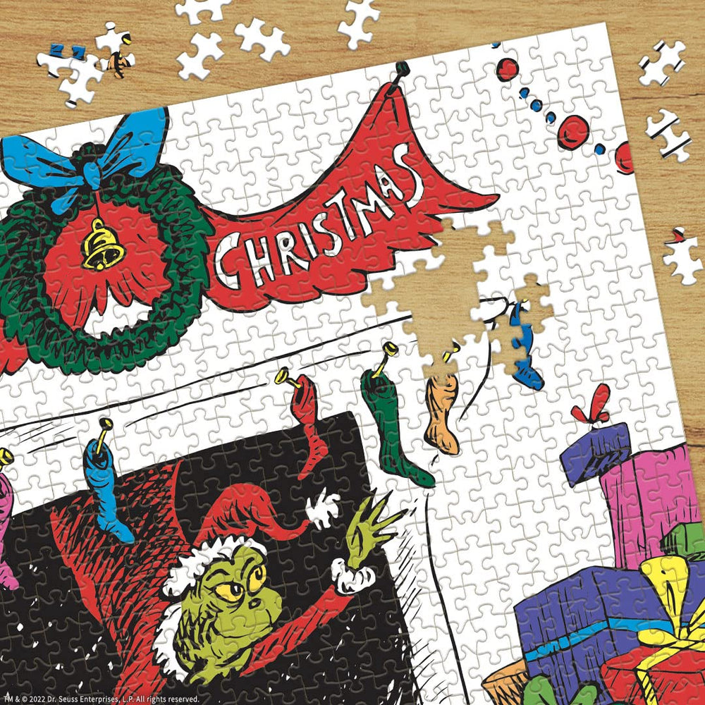 USAOPOLY full-color Dr. Seuss art makes the scene pop.