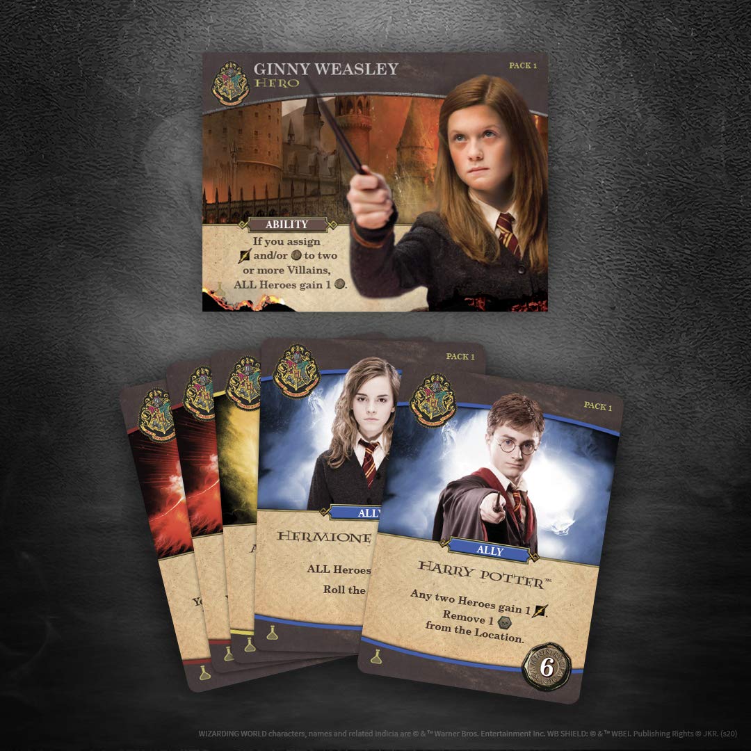 Health tracker and influence tokens for USAOPOLY Hogwarts Battle expansion