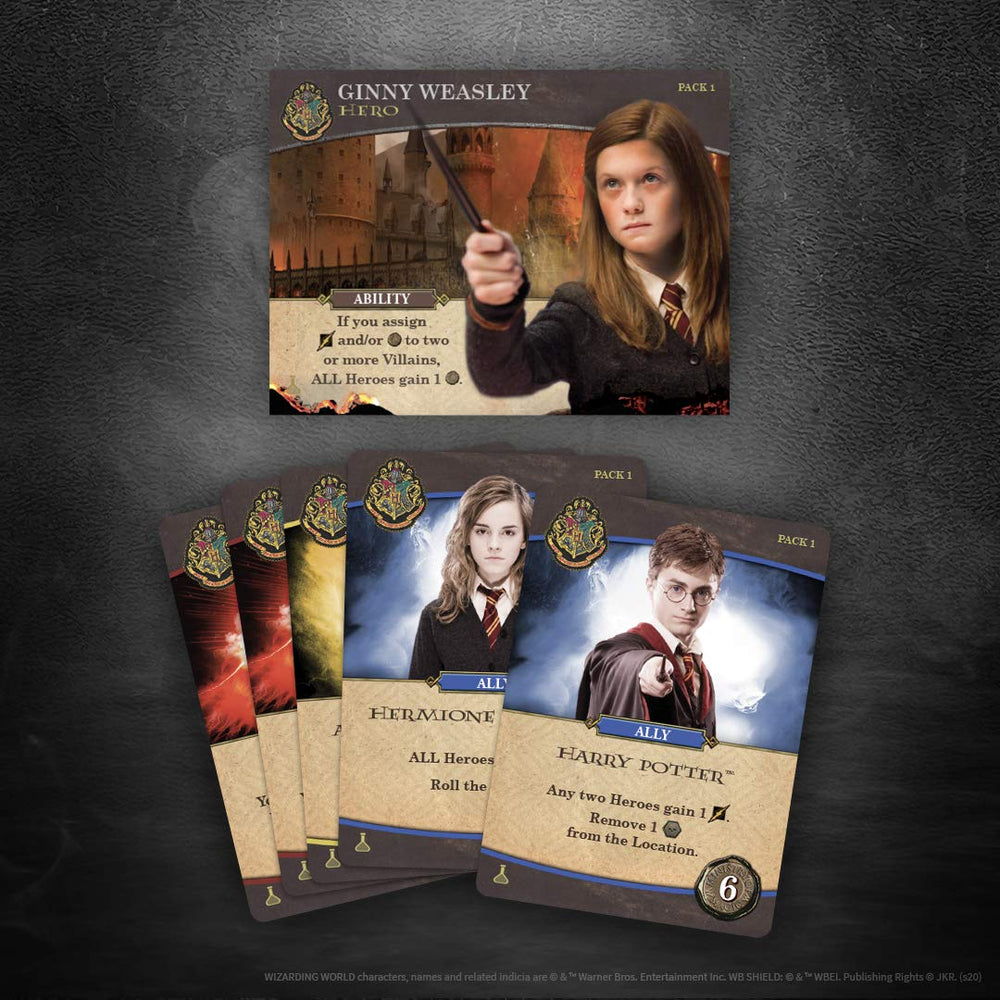 Health tracker and influence tokens for USAOPOLY Hogwarts Battle expansion