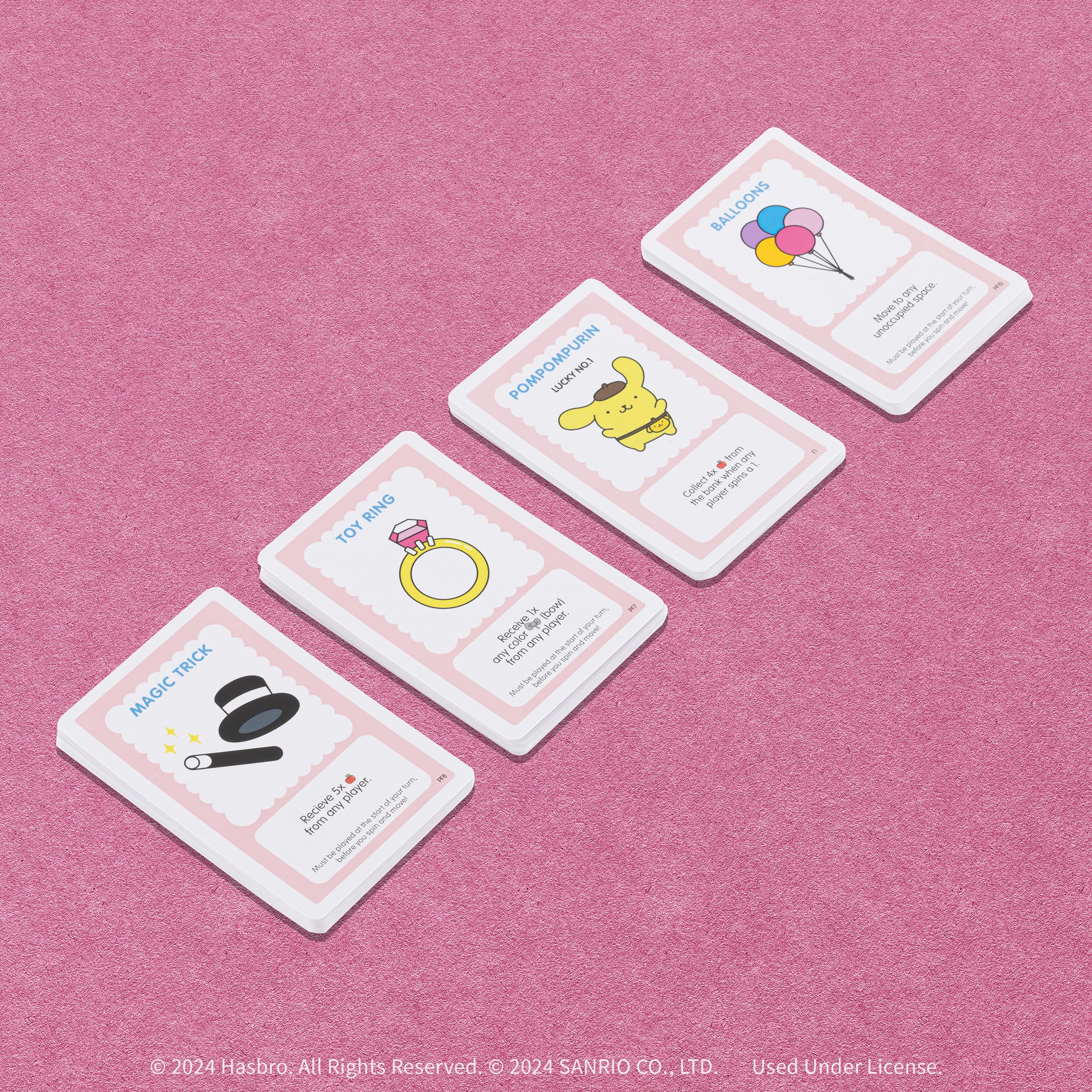 USAOPOLY Life Hello Kitty and Friends adorable pieces spark joy during playtime.
