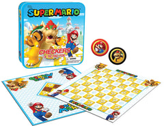Mario and Bowser checker pieces for strategic play and collection