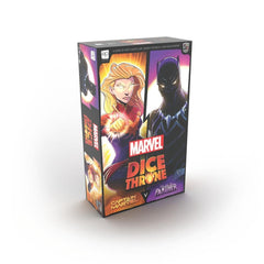 USAOPOLY Marvel Dice Throne Captain Marvel dice set enables fast, tactical duels