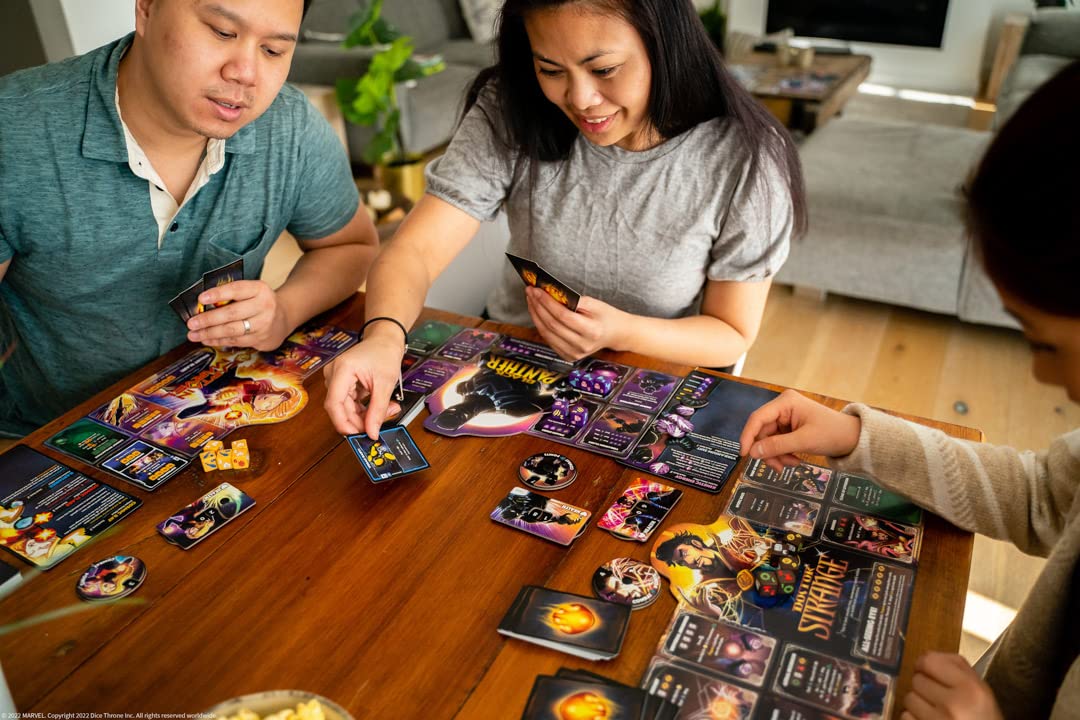 USAOPOLY Marvel Dice Throne combat points dials help track progress