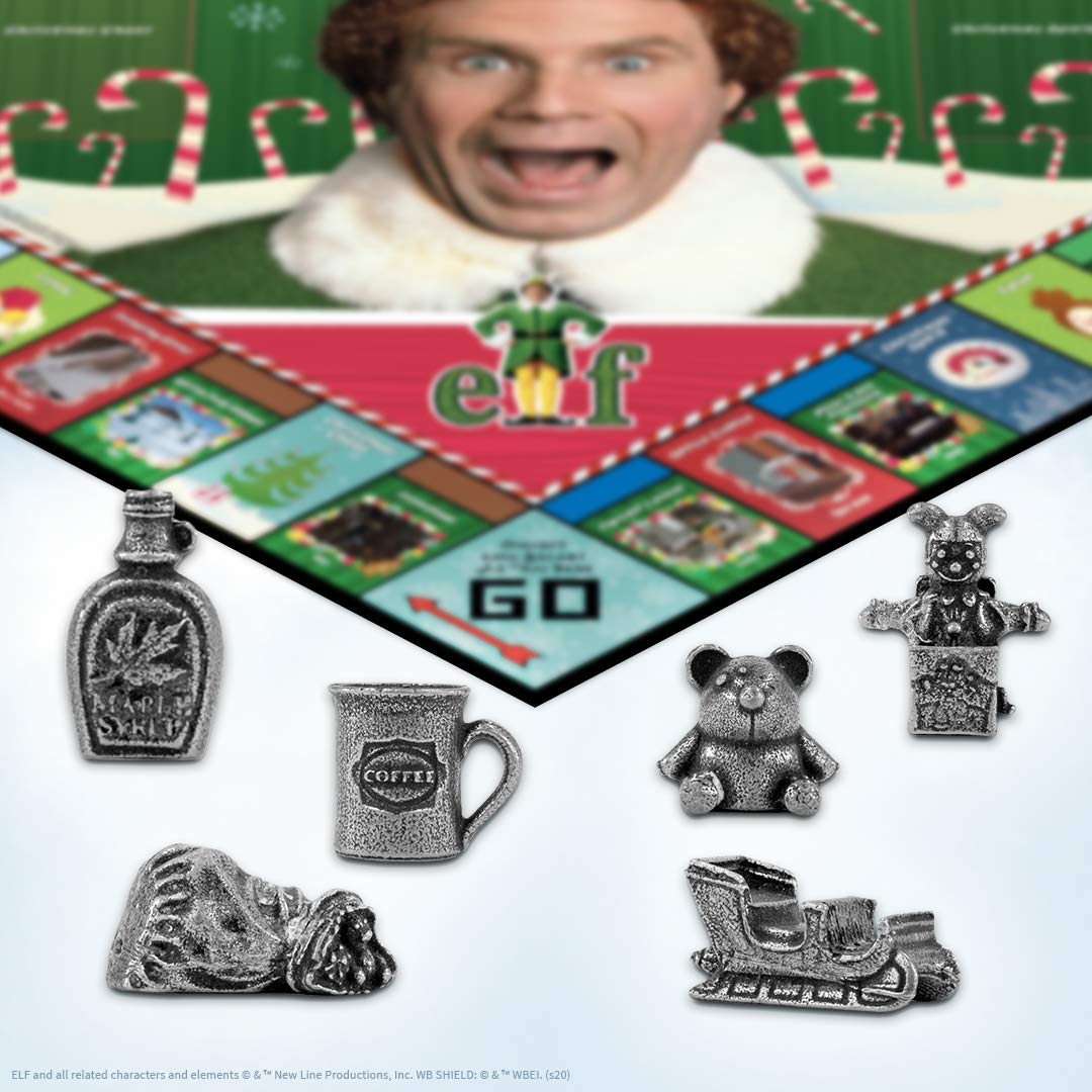 USAOPOLY Monopoly Elf token polar bear cub adds cute charm to gameplay.