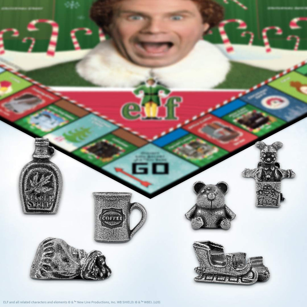 USAOPOLY Monopoly Elf token polar bear cub adds cute charm to gameplay.