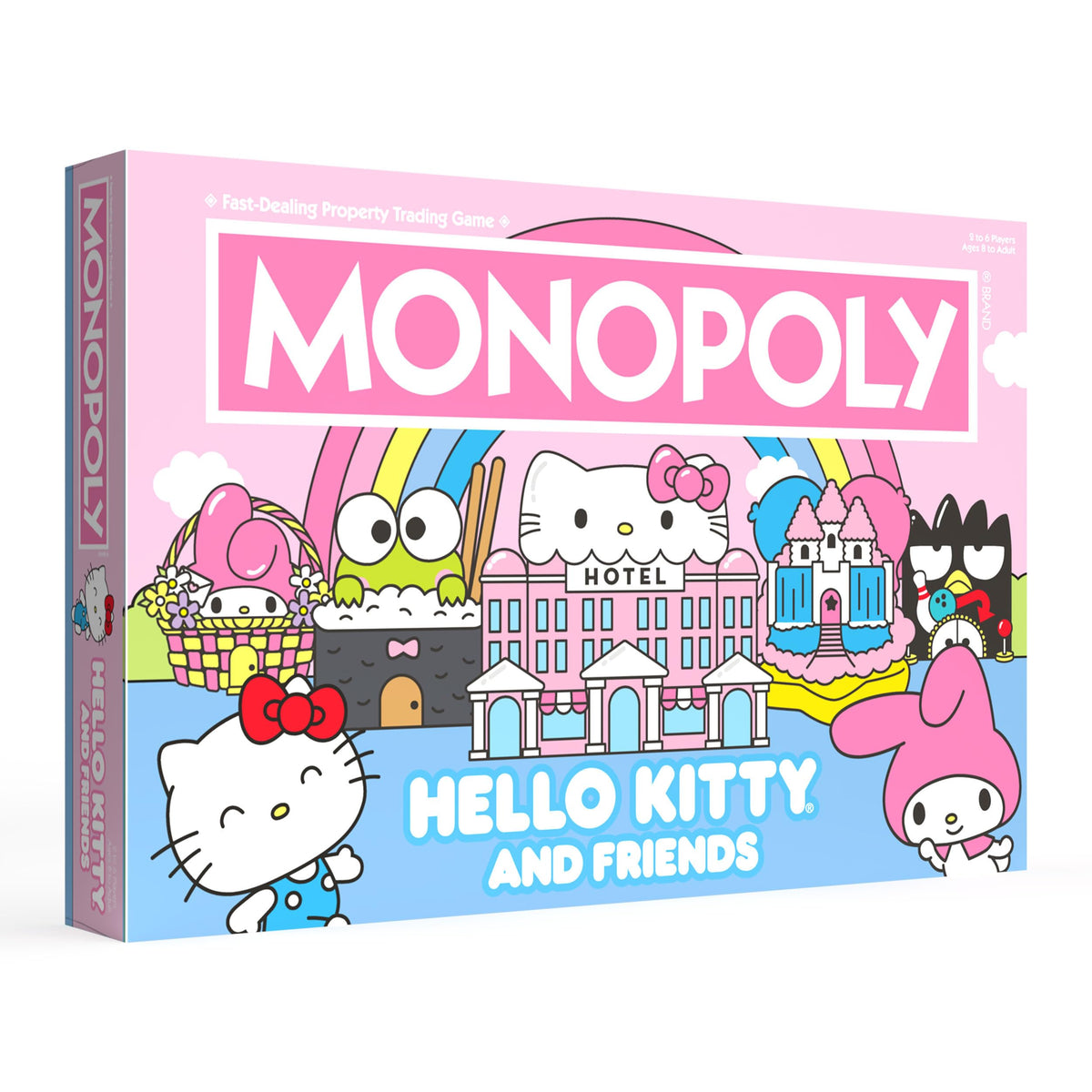 USAOPOLY Monopoly Hello Kitty board for family game night