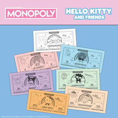 USAOPOLY Hello Kitty deeds cards reimagined as property titles