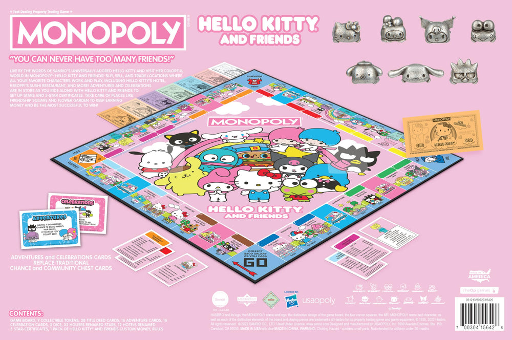 USAOPOLY Hello Kitty dice ensure quick, fair turns