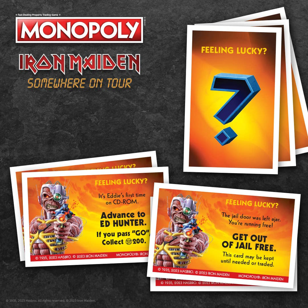 USAOPOLY Monopoly Iron Maiden stadiums and arenas upgrade the board setup