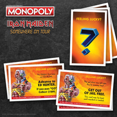 USAOPOLY Monopoly Iron Maiden stadiums and arenas upgrade the board setup