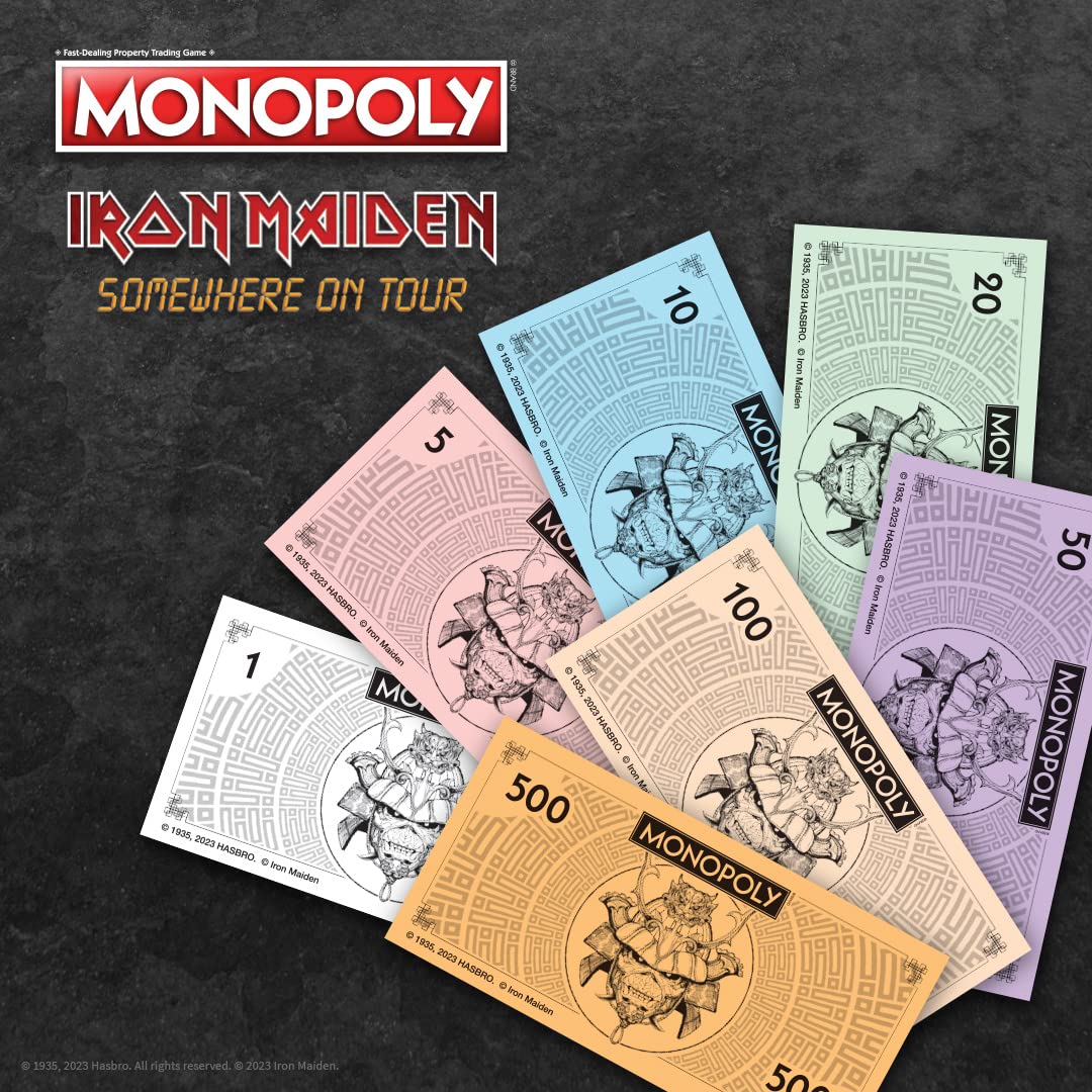 USAOPOLY Monopoly Iron Maiden albatross token adds collectible charm