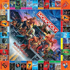 USAOPOLY Monopoly Iron Maiden Steve's bass token highlights iconic gear