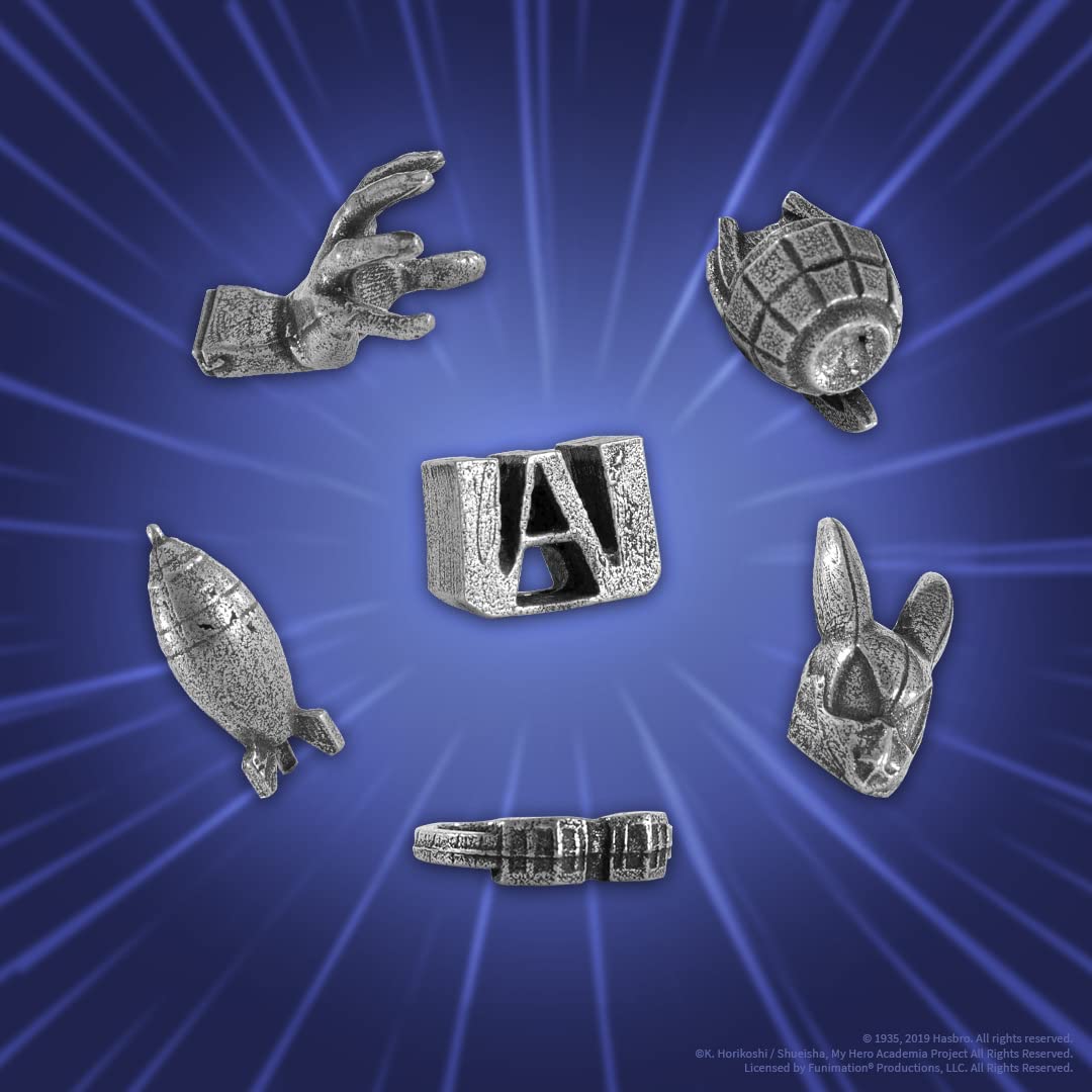USAOPOLY My Hero Academia money and dice for quick turns
