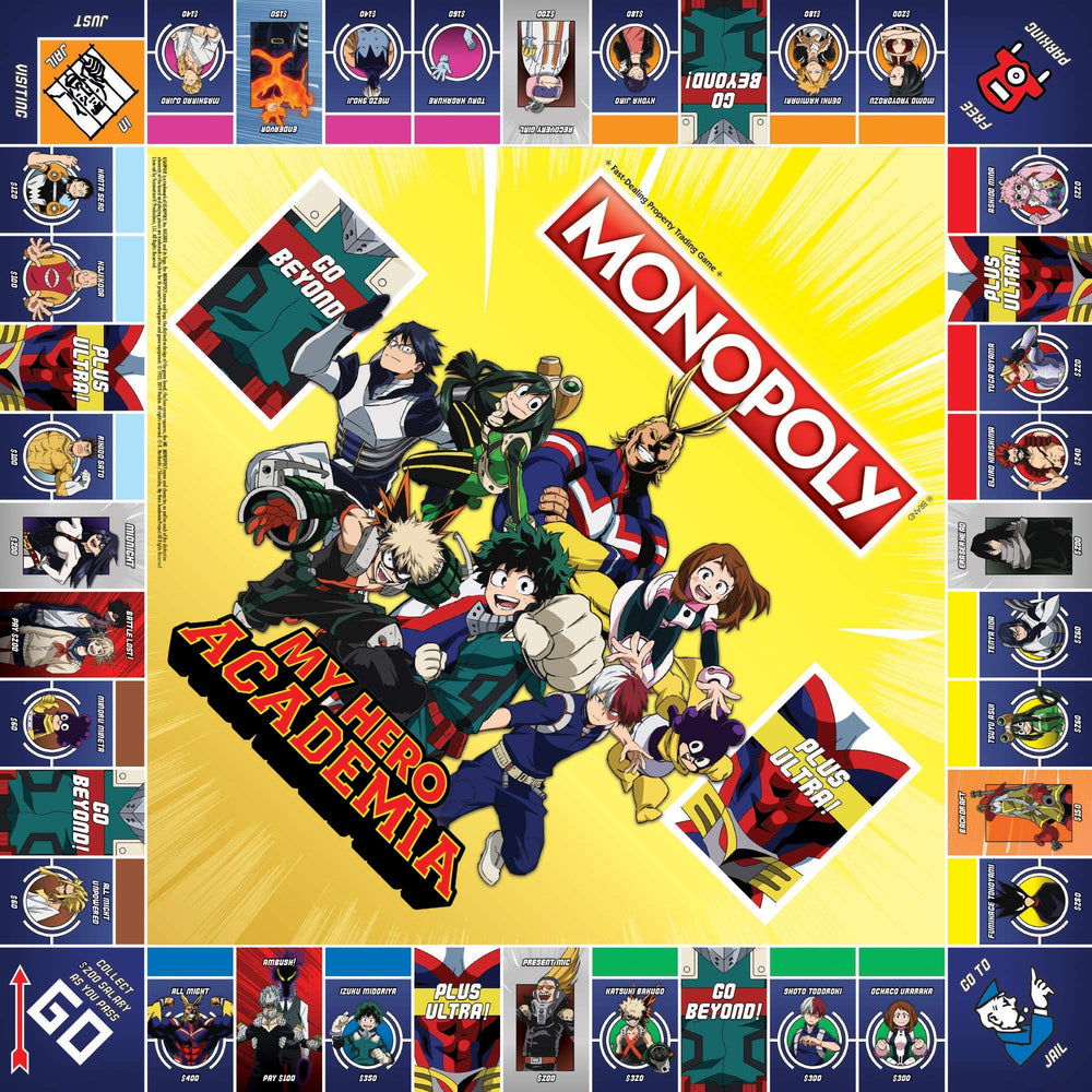 USAOPOLY My Hero Academia Plus Ultra and Go Beyond decks add twists