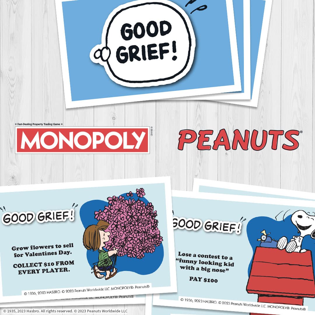 USAOPOLY Monopoly Peanuts Bird Nests and Dog Houses components.