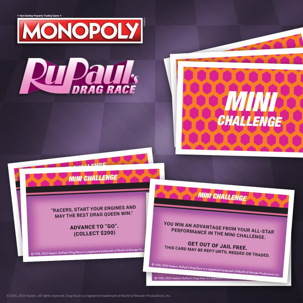 USAOPOLY Monopoly RuPaul's Drag Race hotels renamed Crowns for luxe negotiations