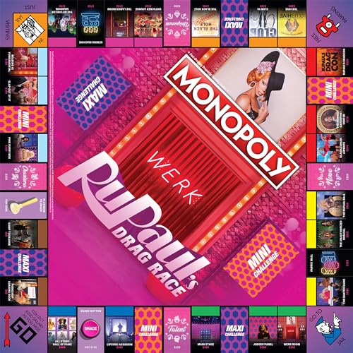 USAOPOLY Monopoly RuPaul's Drag Race mini challenge cards spark exciting game twists