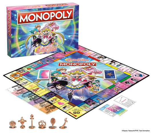 USAOPOLY Sailor Moon Deep Aqua Mirror token adds thematic flair during play