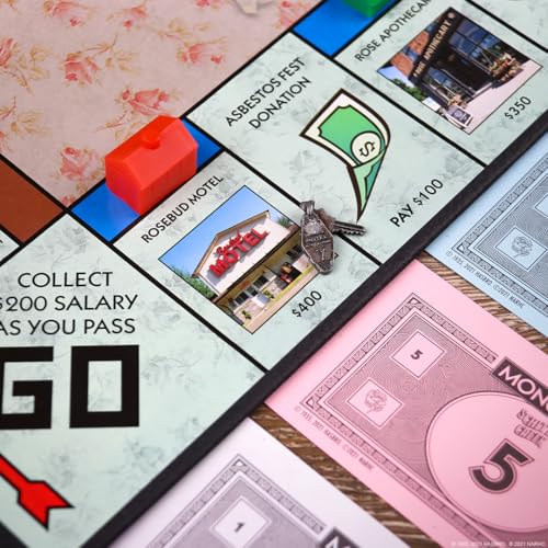 USAOPOLY token Rosebud Motel Key brings recognizable flair to property trading.