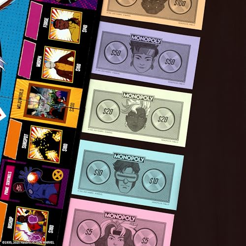 USAOPOLY Monopoly X-Men 97 Edition token: Rogue’s Gloves highlight agile play.