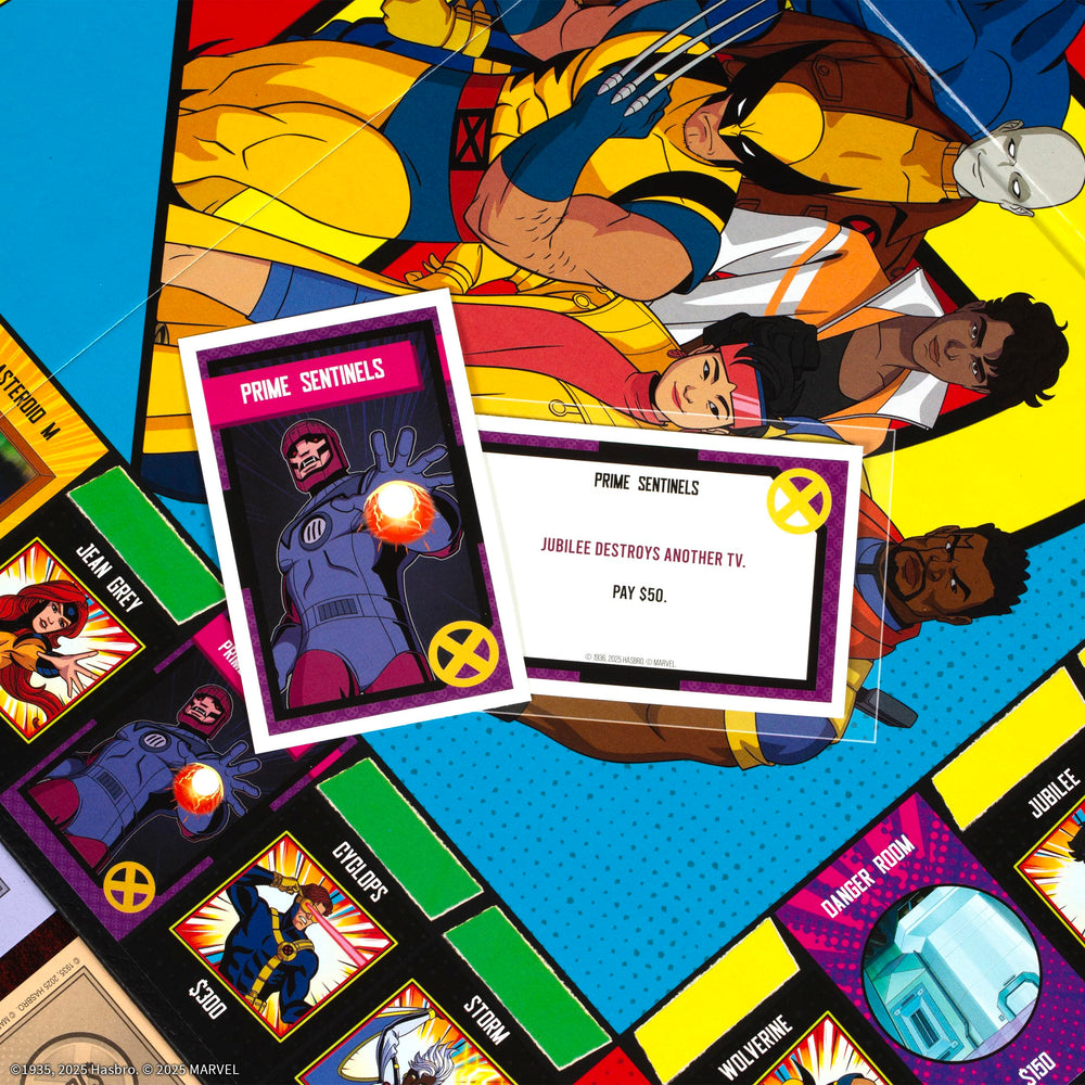 USAOPOLY Monopoly X-Men 97 Edition token: Storm’s Thunderbolt brings dynamic turns.