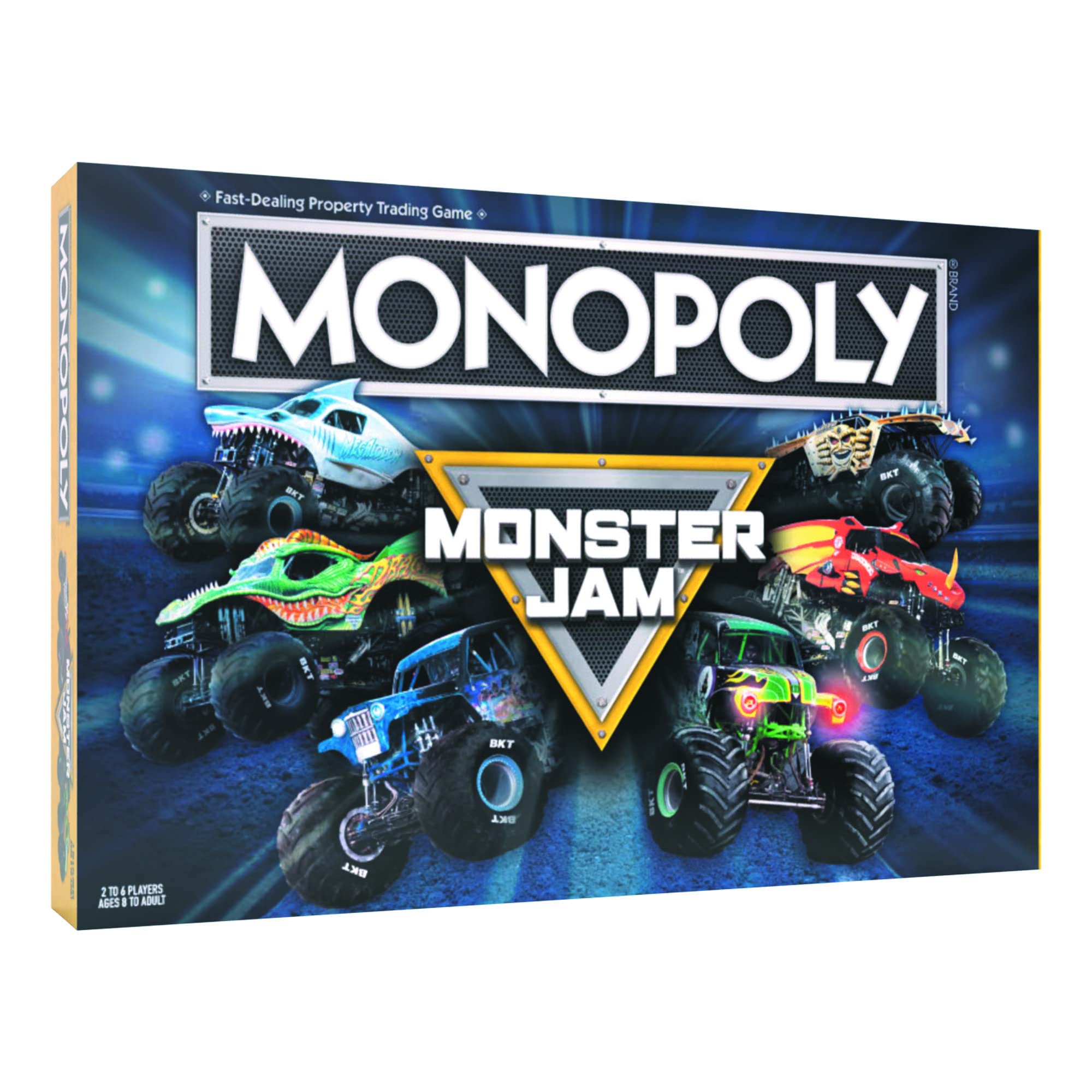 USAOPOLY Monster Jam board image for vibrant family game nights.