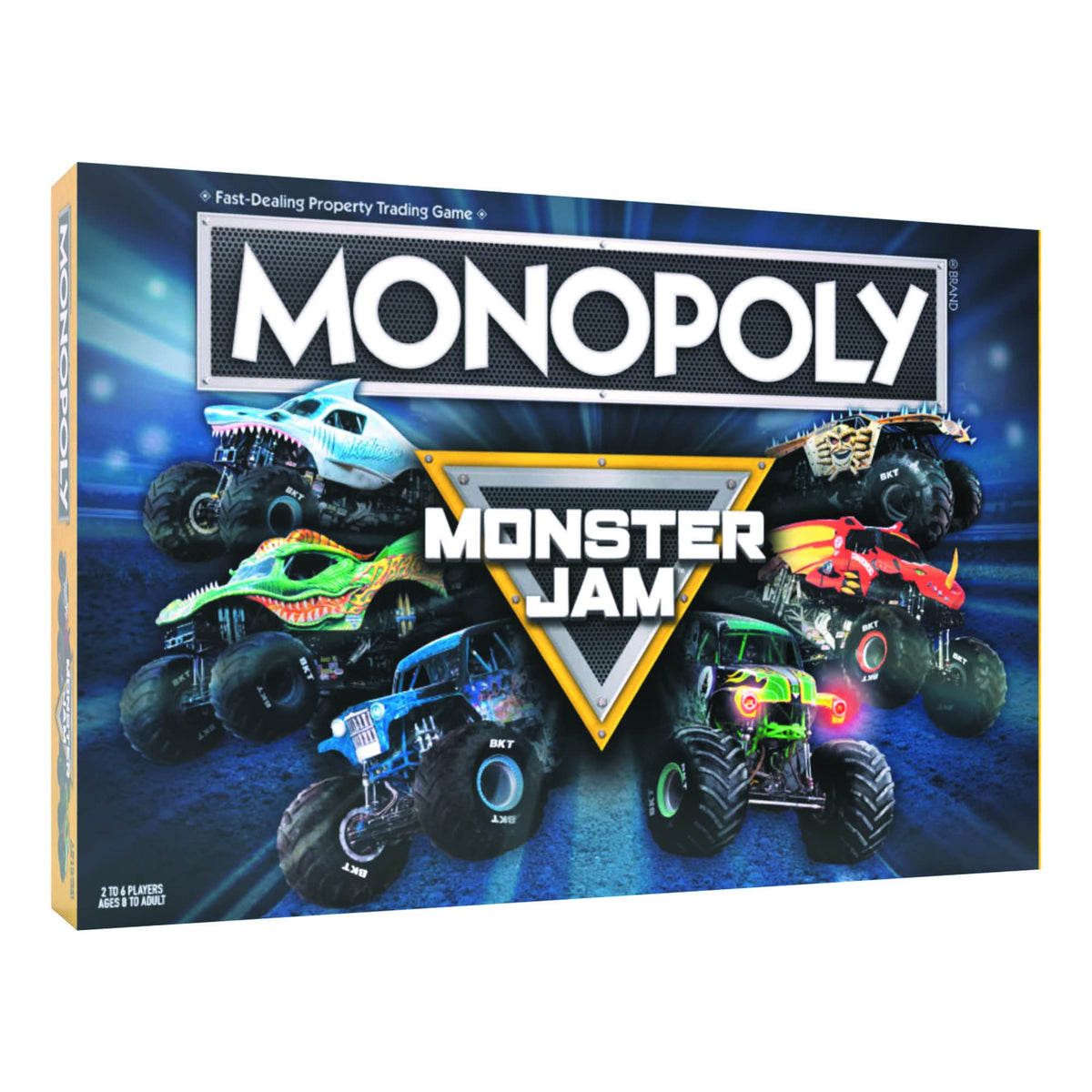 USAOPOLY Monster Jam board image for vibrant family game nights.