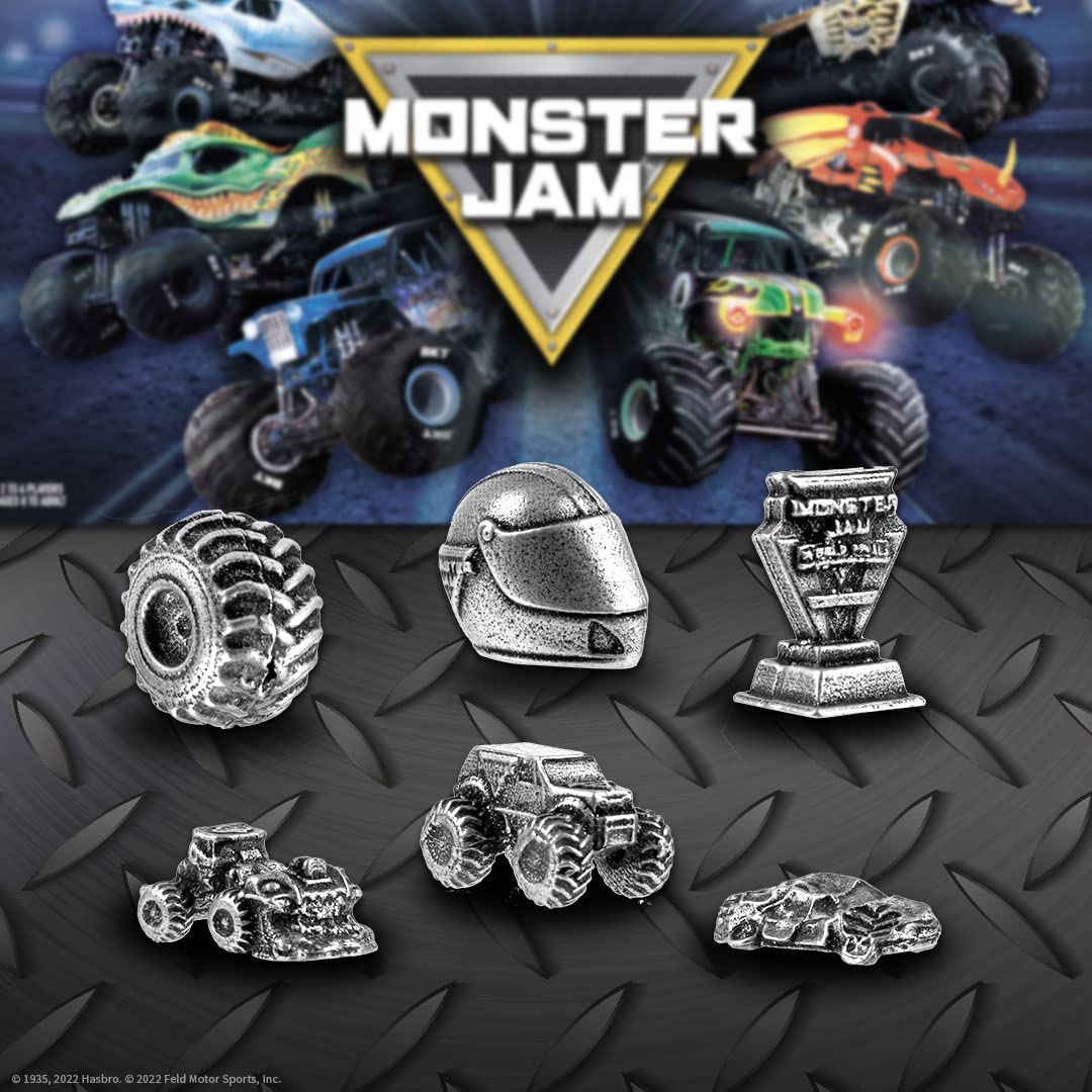 USAOPOLY Monster Jam scoopz token enhances player personalization.