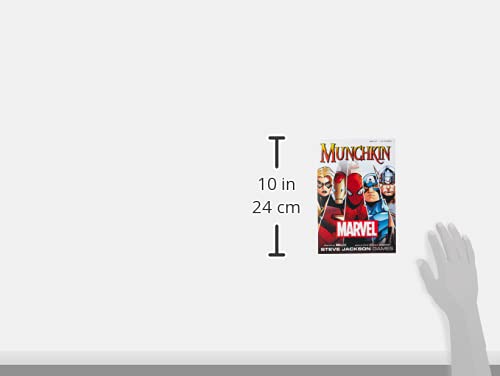 USAOPOLY Munchkin Marvel Edition featuring six double-sided agenda role cards