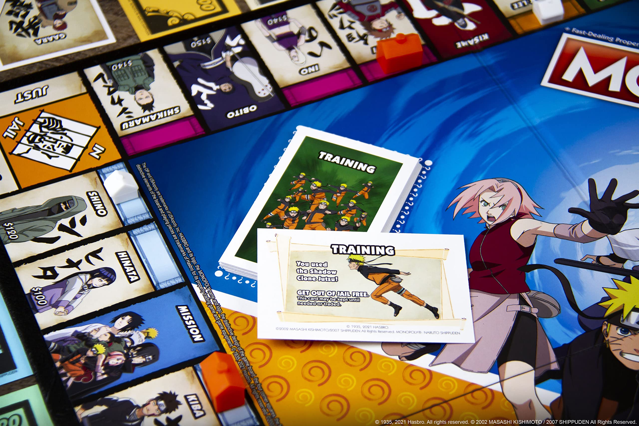 Naruto Monopoly: Ramen bowls and Onigiri stack highlight resource growth