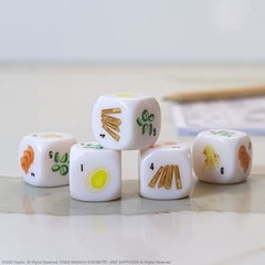 USAOPOLY Naruto Shippuden ramen bowl dice cup with custom scorepads for easy scorekeeping.