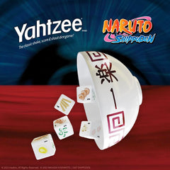 USAOPOLY Naruto Shippuden travel-friendly dice game set for on-the-go fun.