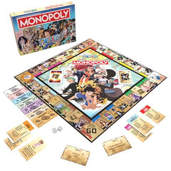USAOPOLY One Piece Edition board scene showcasing Dressrosa layout for immersive gameplay.
