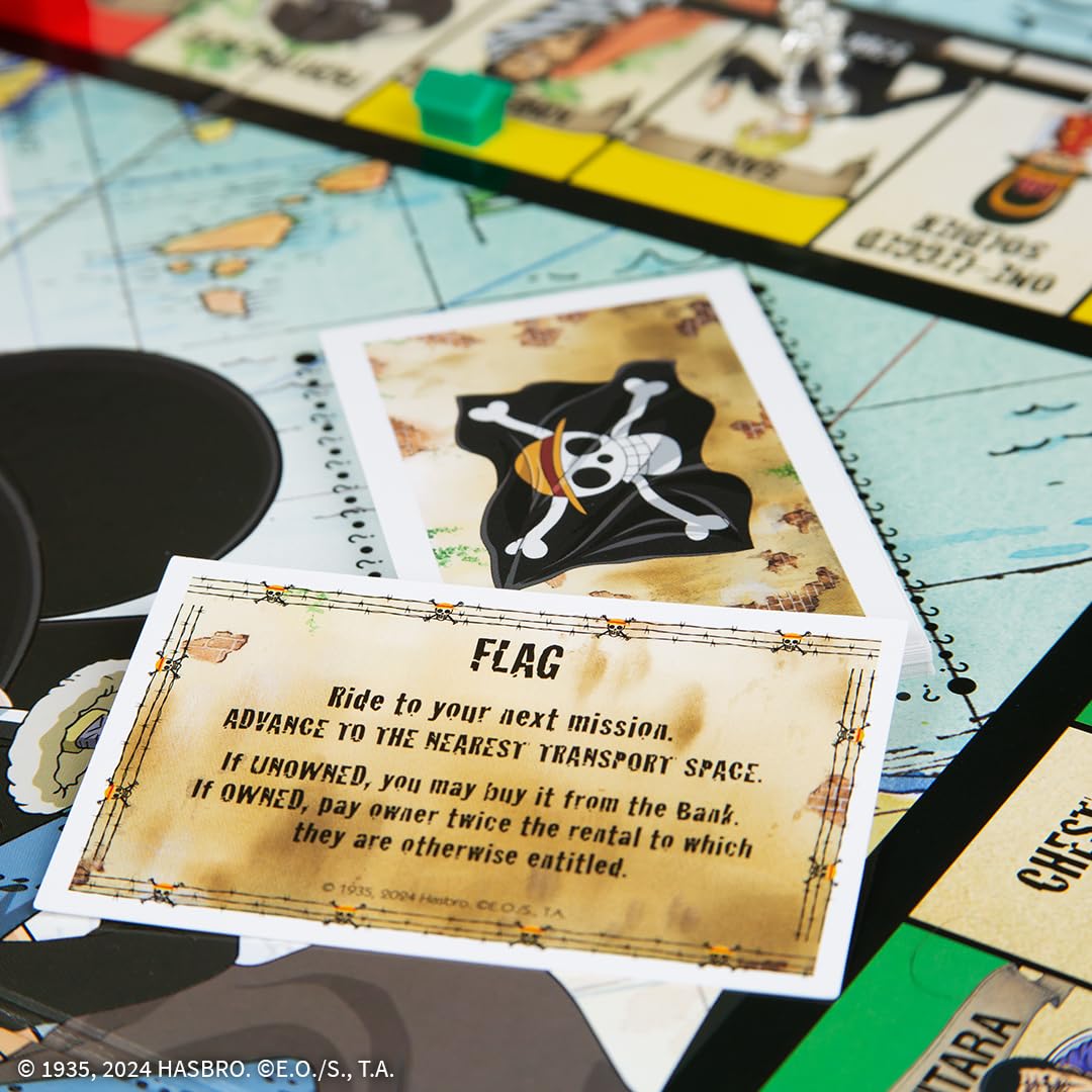 USAOPOLY One Piece Edition Zoro token close-up in dynamic pose.