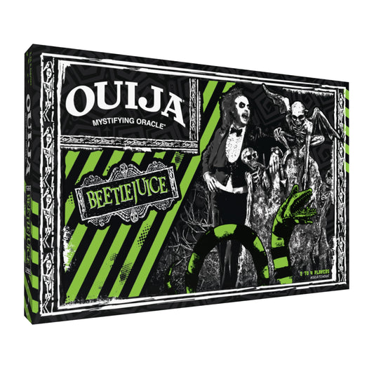 USAOPOLY Ouija Beetlejuice green planchette for themed sessions