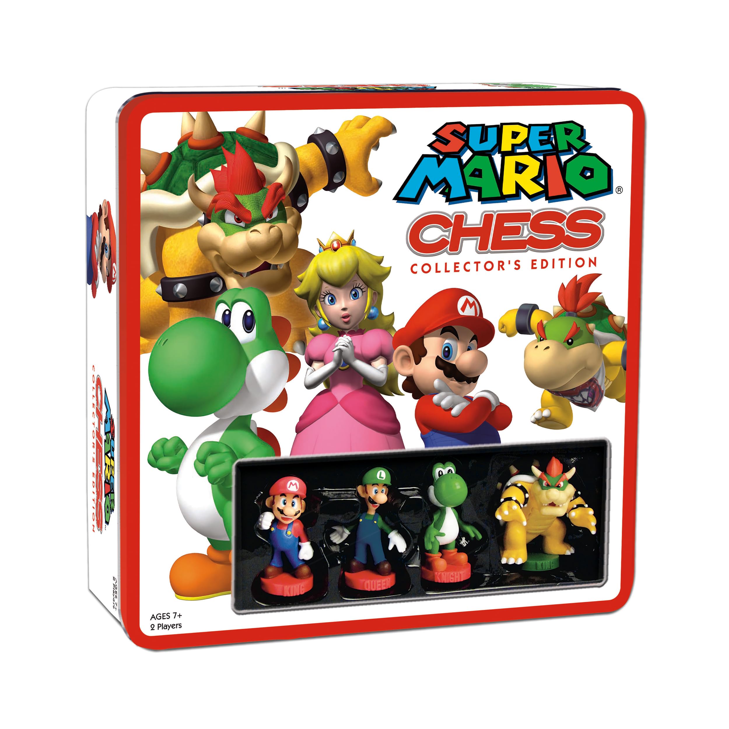USAopoly Super Mario chess set box for display and gifting