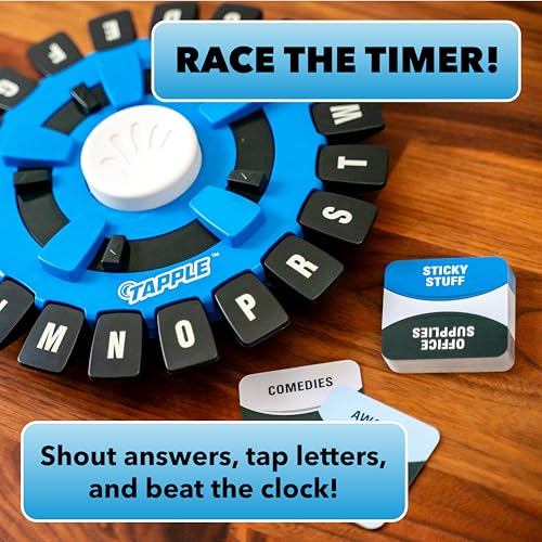 USAOPOLY Tapple built-in timer scene emphasizes rapid decision-making and tense, fun moments.