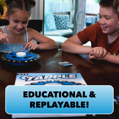 USAOPOLY Tapple packaging box highlights contents and quick setup for travel.