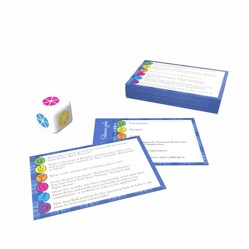 USAOPOLY Trivial Pursuit Gilmore Girls category cards featuring six themes.