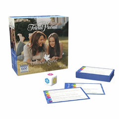 USAOPOLY Trivial Pursuit Gilmore Girls Quick Play cards with 600 questions for lively chats.
