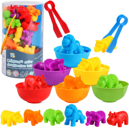 USATDD Counting Animal Toys: zoo animals for hands-on counting and early math
